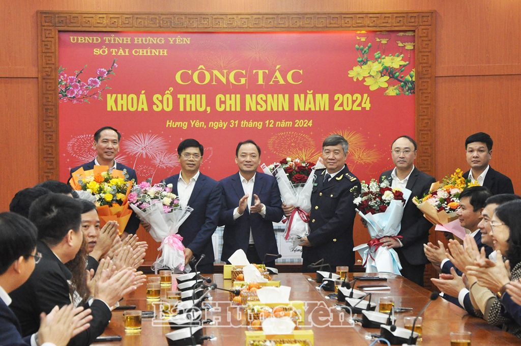   Các đồng chí lãnh đạo tỉnh động viên Nh88 Nha cai khóa sổ thu, chi ngân sách nhà nước năm 2024