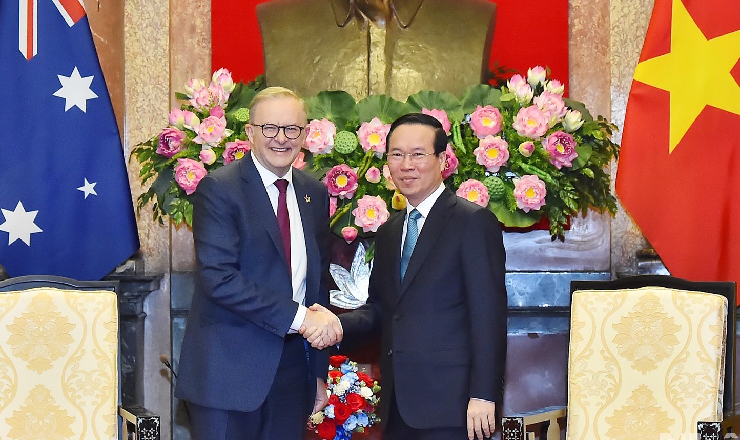   Chủ tịch nước Võ Văn Thưởng tiếp Nh881 Australia Anthony Albanese