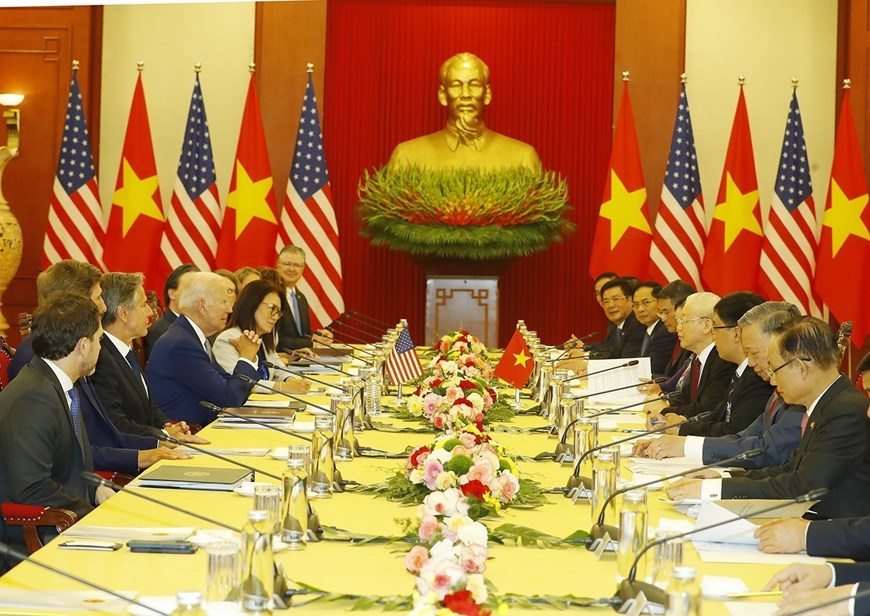   Nh88 Nha cai Nguyễn Phú Trọng hội đàm với Tổng thống Hoa Kỳ Joe Biden