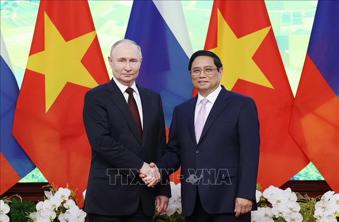   Nh881 Phạm Minh Chính hội kiến Tổng thống Liên bang Nga Vladimir Putin