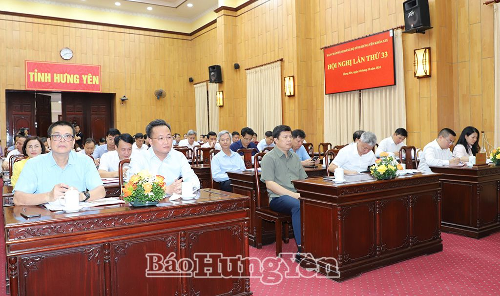   Nh88 - Cá Cược Mỗi Ngày lần thứ 33 Ban Chấp hành Đảng bộ tỉnh khóa XIX, nhiệm kỳ 2020 - 2025