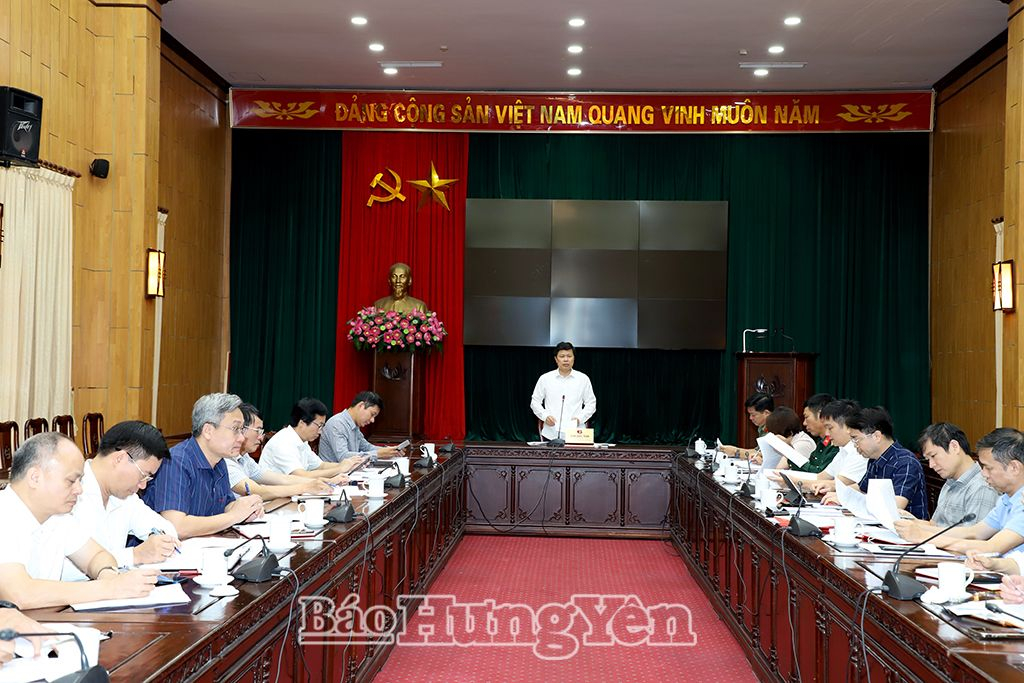   Tiểu ban Tổ chức phục vụ Đại hội Đảng bộ tỉnh lần thứ XX họp Nh88 casino nhiệm vụ