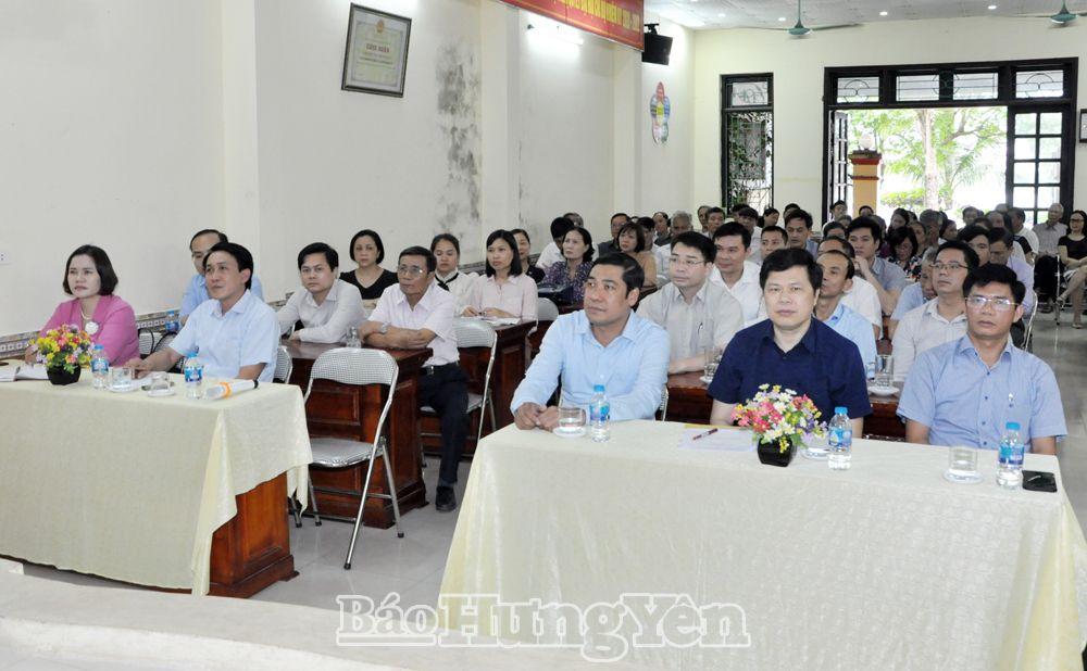 Đồng chí Trần Quốc Toản với các đại biểu và Nh88 vip dự hội nghị tại phường Lê Lợi