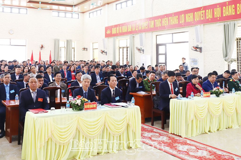   Đại hội đại biểu Đảng bộ xã Lệ Xá lần thứ XXVI, nhiệm kỳ 2025 - 2030