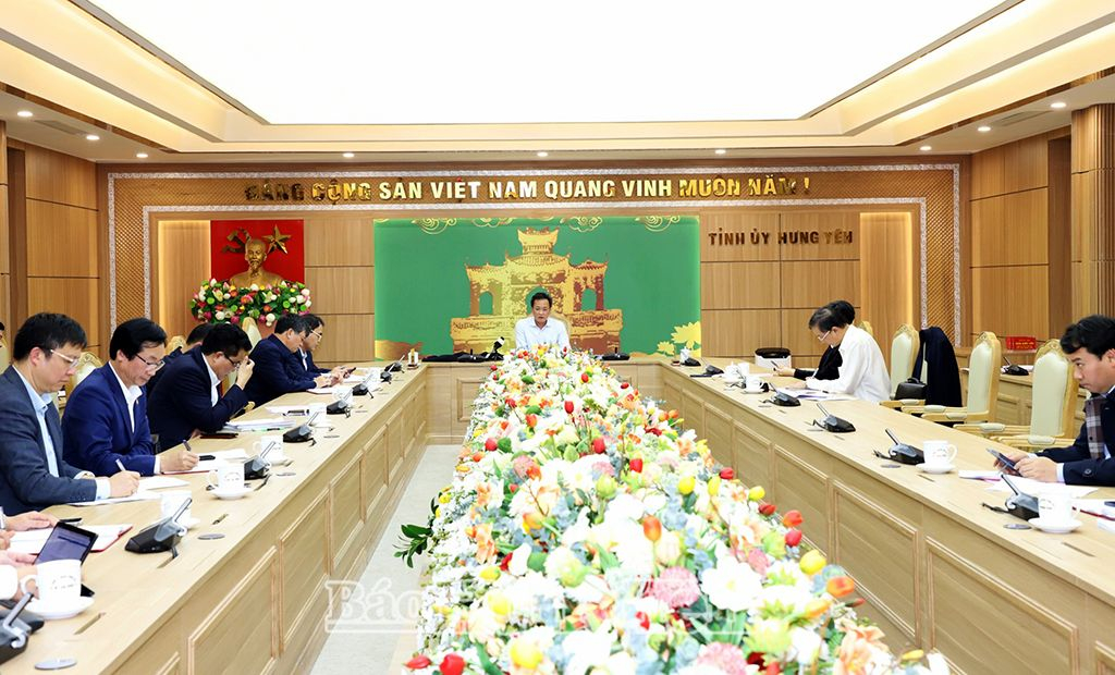   Họp Ban Chỉ đạo các dự án trọng điểm tỉnh