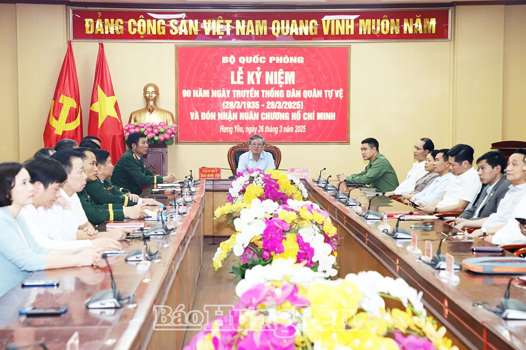   Lễ kỷ niệm 90 năm Ngày truyền thống Dân quân tự vệ và đón nhận Huân chương Hồ Chí Minh