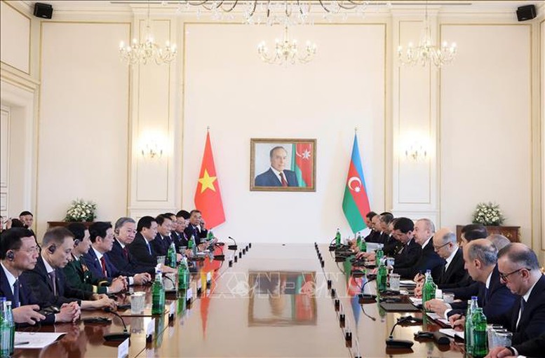   Nh88 Nha cai Tô Lâm hội đàm với Tổng thống Azerbaijan