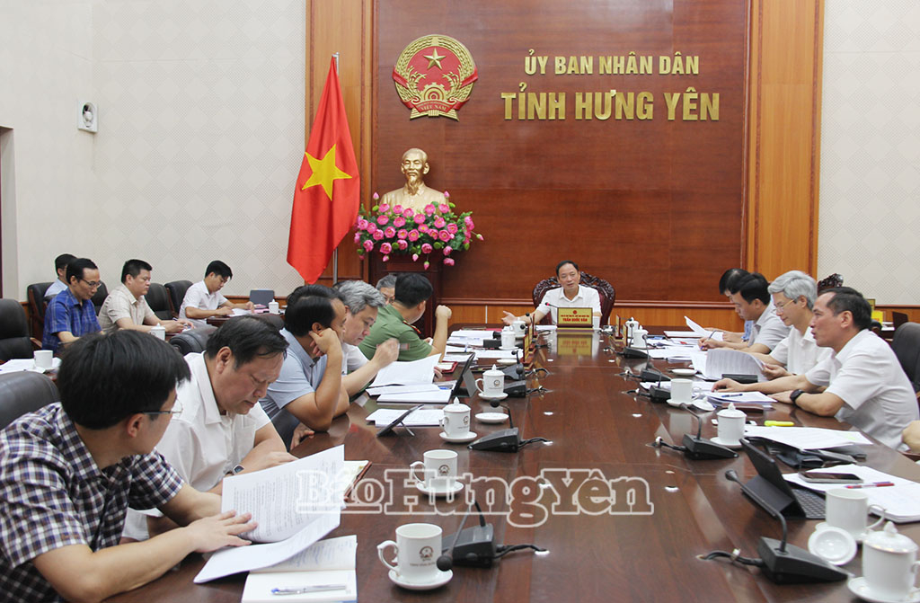   Chủ tịch Nh88 casino tỉnh Trần Quốc Văn chủ trì phiên họp Ban Thường vụ Đảng ủy Nh88 casino tỉnh và thành viên Nh88 casino tỉnh
