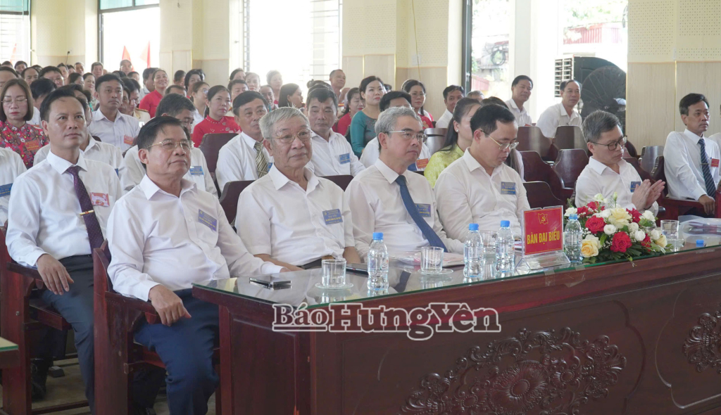 Đại biểu dự Đại hội đại biểu Đảng bộ xã Vũ Quý lần thứ I, nhiệm kỳ 2025 -2030.