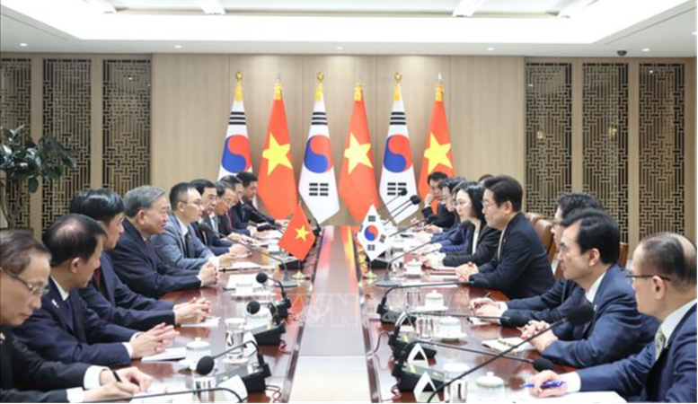   Nh88 Nha cai Tô Lâm hội đàm với Tổng thống Hàn Quốc Lee Jae Myung