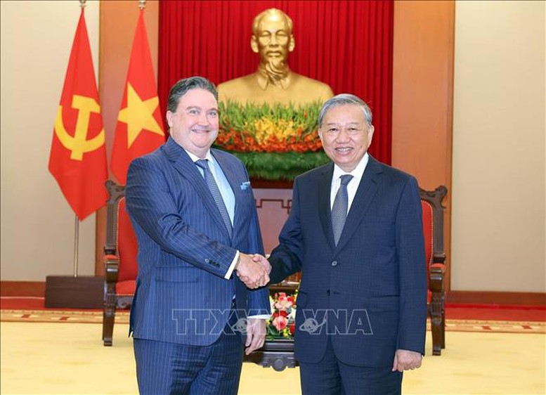  Nh88 Nha cai Tô Lâm tiếp Đại sứ Hoa Kỳ Marc Knapper