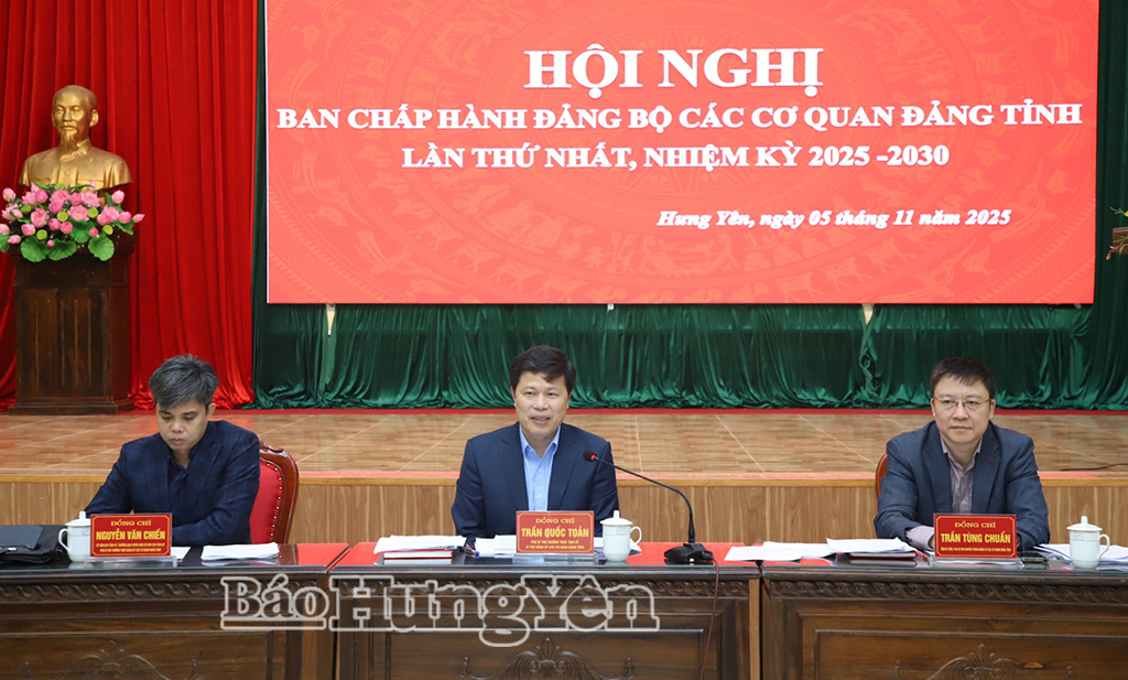   Nh88 - Cá Cược Mỗi Ngày Ban Chấp hành Đảng bộ các cơ quan Đảng tỉnh lần thứ I, nhiệm kỳ 2025 - 2030