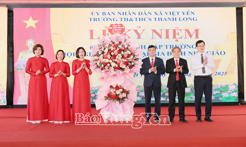   Trường Tiểu học và THCS Thanh Long kỷ niệm 60 năm thành lập