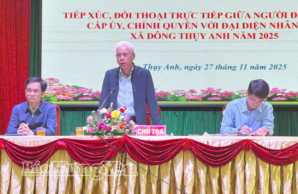   Xã Đông Thụy Anh: Tổ chức tiếp xúc, đối thoại với Nh88