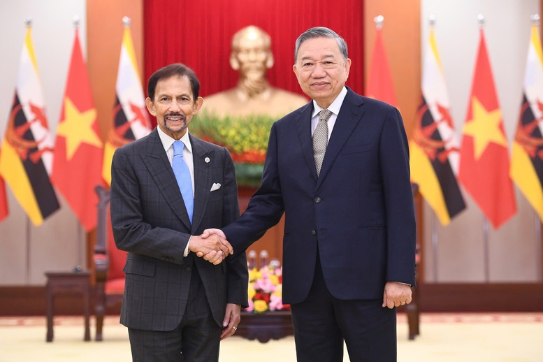   Nh88 Nha cai Tô Lâm tiếp Quốc vương Brunei Darussalam Haji Hassanal Bolkiah