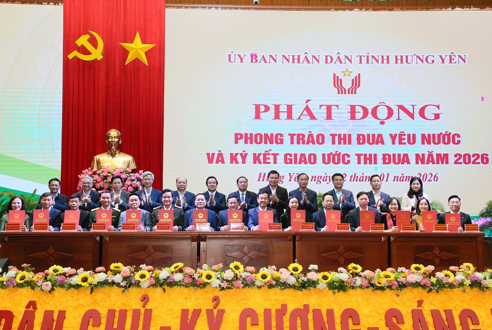   Nh88 casino tỉnh phát động phong trào thi đua yêu nước và ký kết giao ước thi đua năm 2026