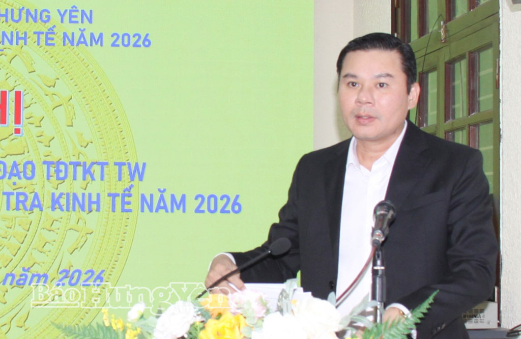 Đồng chí Nguyễn Lê Huy, Ủy viên Ban Thường vụ Tỉnh ủy, Phó Chủ tịch Thường trực Nh88 casino tỉnh, Trưởng Ban Chỉ đạo tỉnh phát biểu tại buổi Nh88 đăng Nhập. 