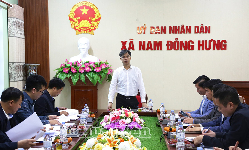 Đồng chí Trưởng ban Tuyên giáo và Dân vận Tỉnh ủy phát biểu tại buổi Nh88 đăng Nhập.