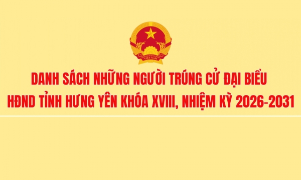   Danh sách 85 người trúng cử đại biểu Nh88 - Cá Cược Mỗi Ngày - Nh88 vip Liền Tay tỉnh Nh880 khóa XVIII, nhiệm kỳ 2026 - 2031 (xếp theo vần A, B, C...)