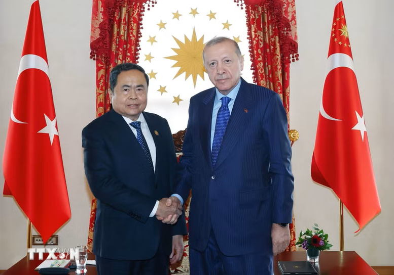   Chủ tịch Nh88 net Trần Thanh Mẫn hội kiến Tổng thống Thổ Nhĩ Kỳ Recep Tayyip Erdogan