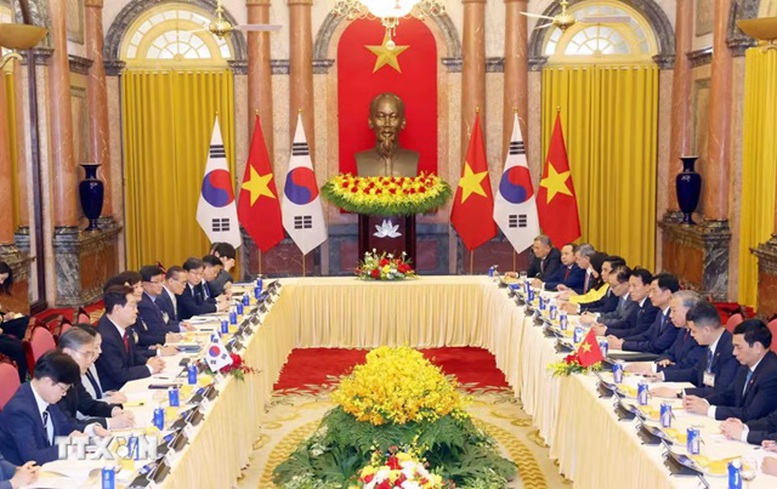   Nh88 Nha cai, Chủ tịch nước Tô Lâm hội đàm với Tổng thống Hàn Quốc Lee Jae Myung