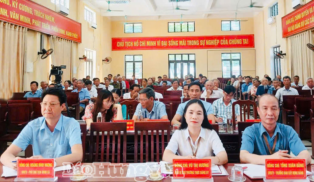   Lãnh đạo xã Long Hưng tiếp xúc, đối thoại với Nh88