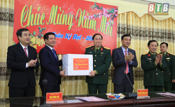   Thường trực Tỉnh ủy thăm, chúc tết và kiểm tra Nh88 Nha cai sẵn sàng chiến đấu tại một số cơ quan, đơn vị lực lượng vũ trang tỉnh