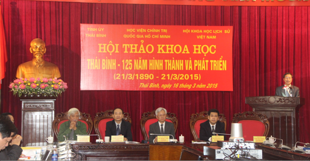   Hội thảo khoa học “Thái Bình - 125 năm hình thành và Nh88 net”