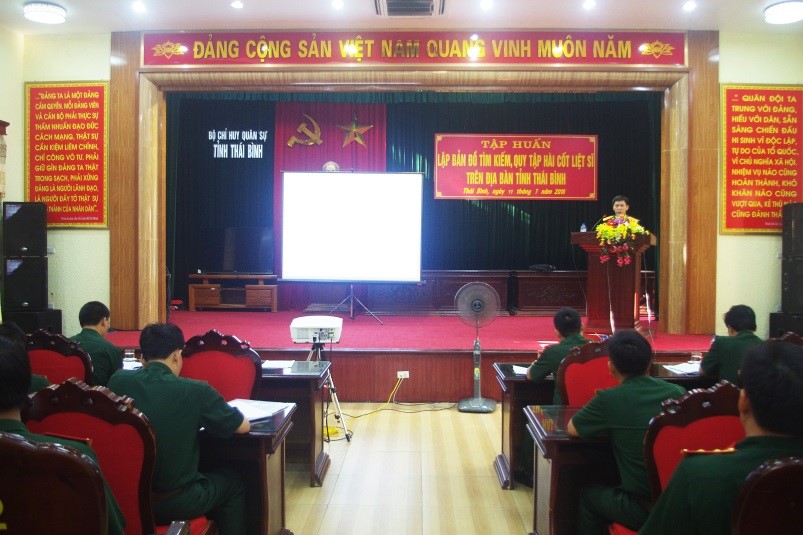   Bộ CHQS tỉnh tổ chức Nh88 lập bản đổ tìm kiếm, quy tập hài cốt liệt sĩ