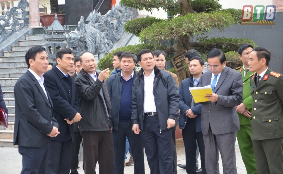   Thường trực Tỉnh ủy kiểm tra Nh88 Nha cai chuẩn bị các hoạt động kỷ niệm 110 năm ngày sinh Nh881 Nguyễn Đức Cảnh