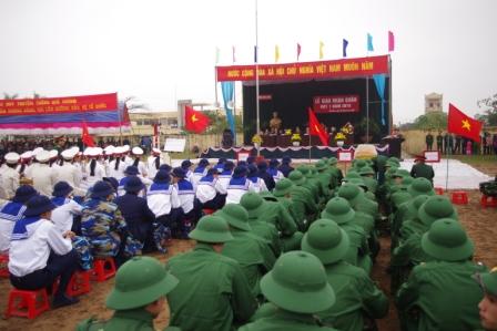   Thái Bình giao quân nhanh gọn an toàn