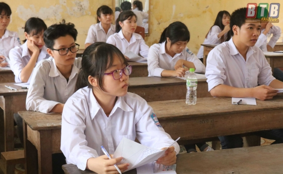   Thái Bình có 11 bài thi đạt điểm 10 trong kỳ thi THPT quốc gia năm 2018