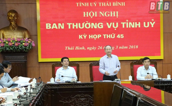   Nh88 - Cá Cược Mỗi Ngày Ban Thường vụ Tỉnh ủy
