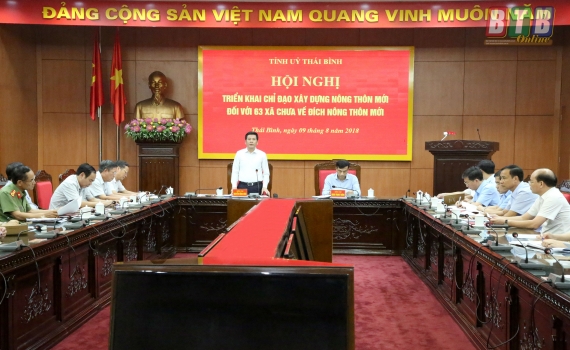   Triển khai chỉ đạo Nh881 nông thôn mới đối với 64 xã chưa về đích