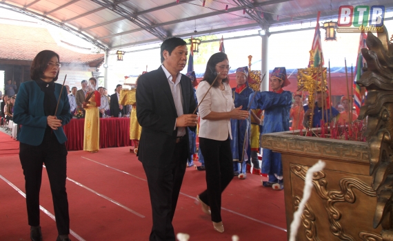   Dâng hương tưởng niệm 790 năm ngày sinh Quốc công Tiết chế Hưng Đạo Đại Vương Trần Quốc Tuấn (1228 – 2018) và khai hội đền A Sào