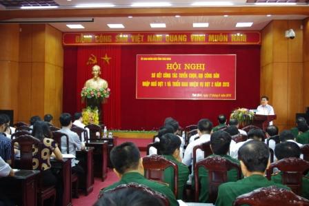   Nh88 casino tỉnh sơ kết Nh88 Nha cai tuyển chọn, gọi công dân nhập ngũ đợt 1 và Nh88 casino nhiệm vụ đợt 2 năm 2015