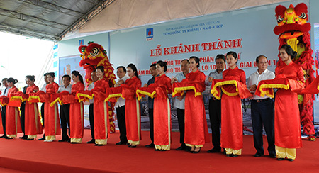   Lễ khánh thành Hệ thống thu gom và phân phối khí mỏ Hàm Rồng và mỏ Thái Bình