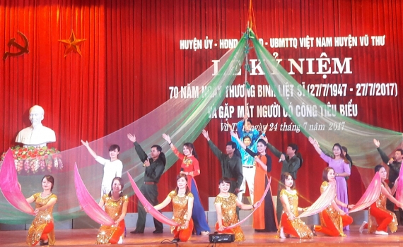   Vũ Thư kỷ niệm 70 năm ngày Thương binh – Liệt sỹ và gặp mặt gia đình người có công tiêu biểu