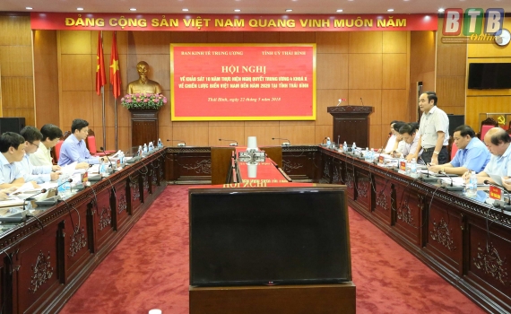   Đoàn khảo sát của Ban Nh881 Trung ương Nh88 đăng Nhập tại Thái Bình