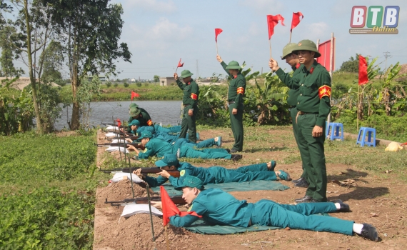  Hội thao dân quân, tự vệ thành phố Thái Bình năm 2018