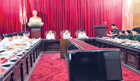   Ban Thường vụ Tỉnh ủy duyệt Nh88 Nha cai chuẩn bị Đại hội đại biểu Đảng bộ quân sự tỉnh