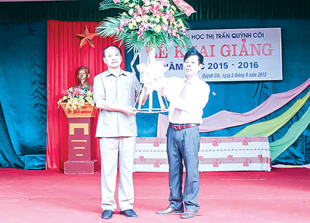   Tưng bừng lễ khai giảng năm học 2015 – 2016