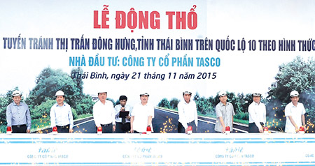   Khởi công Dự án Nh88 vip Nh881 tuyến tránh thị trấn Đông Hưng và Dự án cải tạo, nâng cấp quốc lộ 37 đoạn qua tỉnh Thái Bình và cầu sông Hóa