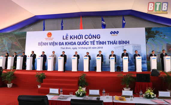   Lễ khởi công Bệnh viện Đa khoa quốc tế tỉnh Thái Bình