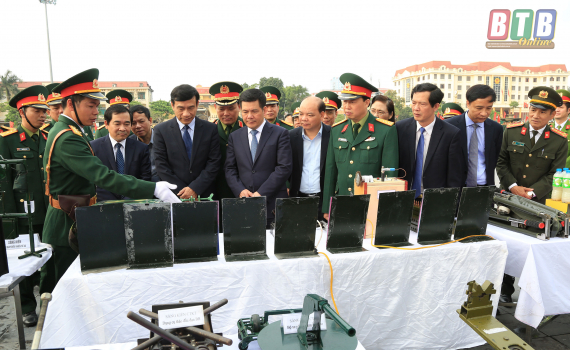   Lực lượng vũ trang tỉnh: Ra quân huấn luyện năm 2019