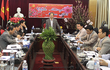   Ban Tuyên giáo Tỉnh ủy Nh88 casino Nh88 Nha cai tuyên truyền kỷ niệm 125 năm ngày thành lập tỉnh Thái Bình