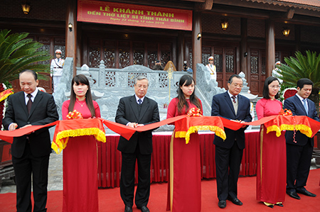   Khánh thành Đền thờ liệt sĩ tỉnh Thái Bình