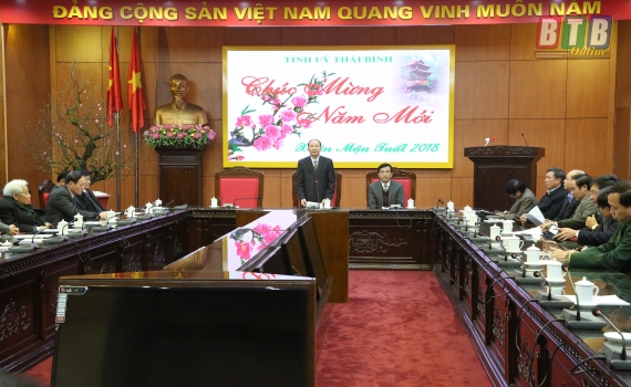   Ban Thường vụ Tỉnh ủy gặp mặt các Nh881 nguyên lãnh đạo tỉnh đang cư trú tại Thái Bình