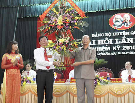   Đại hội Đại biểu Đảng bộ huyện Quỳnh Phụ lần thứ XV, nhiệm kỳ 2015 – 2020