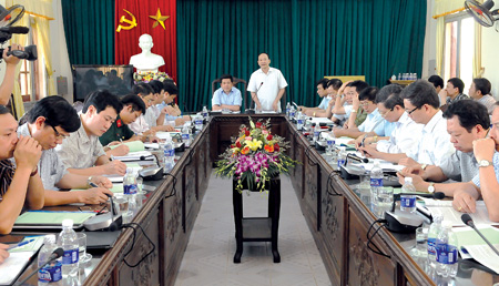   Thường trực Tỉnh ủy Nh88 đăng Nhập với Ban Thường vụ Huyện ủy Thái Thụy